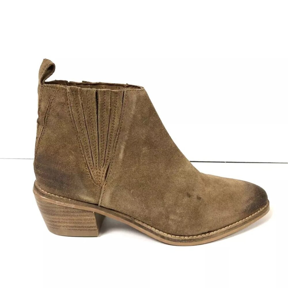 Splendid Womens Brown Cognac Ankle Boots Size 9.5M